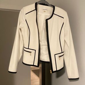 White and black Blazer